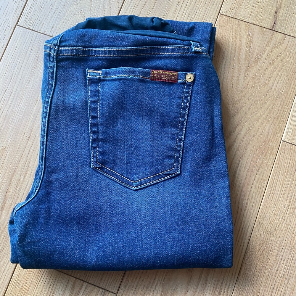 7 For All Mankind B(AIR) Ankle Skinny Maternity Jeans